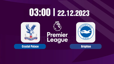 Nhận định bóng đá, Trực tiếp Crystal Palace vs Brighton 03h00 hôm nay 22/12