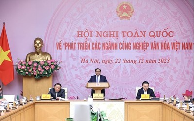 Thủ tướng chủ trì Hội nghị toàn quốc về “Phát triển các ngành công nghiệp văn hóa Việt Nam”