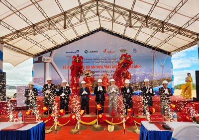 Khởi công xây dựng nhà máy điện gió 1.500 tỉ đồng ở Quảng Trị
