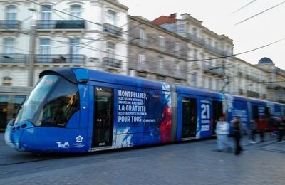 Montpellier - thành phố đầu tiên tại Pháp miễn phí giao thông công cộng