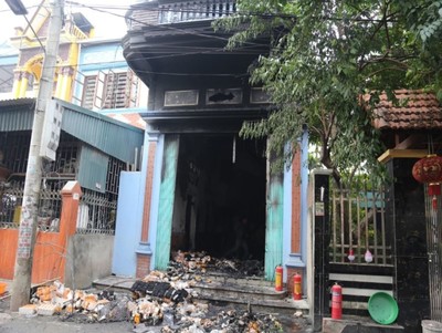 Vĩnh Phúc: Cháy nhà ở thị trấn Thổ Tang, 3 mẹ con thiệt mạng