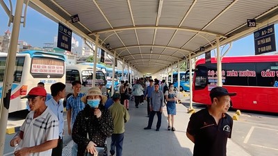 Hà Nội: Các bến xe tăng cường 2.500 xe khách phục vụ dịp Tết 2024
