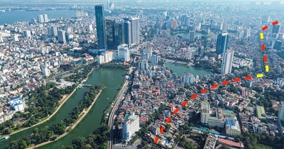 Hiện trạng đoạn đường vành đai dài 2,2km trị giá hơn 7.000 tỉ bị 'tắc' ở Hà Nội