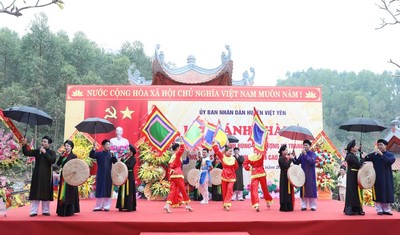 Khánh thành Khu tưởng niệm Anh hùng liệt sĩ Cao Kỳ Vân tại huyện Việt Yên, tỉnh Bắc Giang