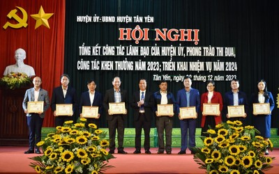 Huyện Tân Yên (Bắc Giang): Tổng kết công tác lãnh đạo, chỉ đạo của Huyện ủy năm 2023