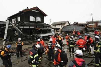 Động đất tại Nhật Bản: Số người thiệt mạng tăng lên 92 người