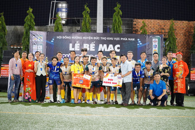Bế mạc Giải bóng đá Hội Đồng hương huyện Đức Thọ tại các tỉnh phía Nam