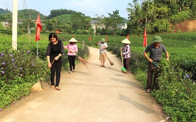 Phú Bình (Thái Nguyên) chú trọng xây dựng, giữ gìn cảnh quan nông thôn xanh - sạch - đẹp