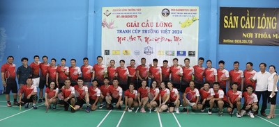 TP.HCM: Giải cầu lông “Tranh cúp Trường Việt 2024”