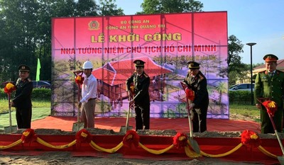 Quảng Trị: Xây dựng Nhà tưởng niệm chủ tịch Hồ Chí Minh tại khuôn viên công an tỉnh