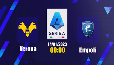 Link xem trực tiếp bóng đá Verona vs Empoli 00h00 hôm nay 14/1, Serie A