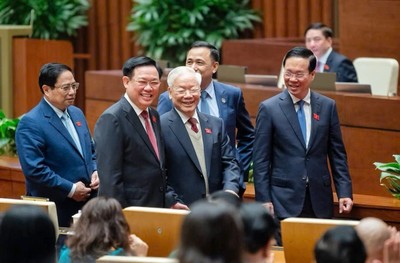 Tổng bí thư Nguyễn Phú Trọng dự khai mạc kỳ họp bất thường của Quốc hội