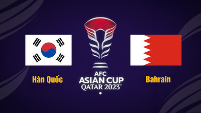 VTV5 Trực tiếp bóng đá Hàn Quốc vs Bahrain, 18h30 hôm nay 15/1, Asian Cup