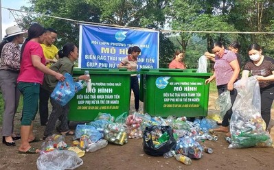 Hoà Bình hành động giải quyết vấn đề rác thải nhựa