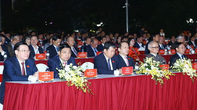 Một số hình ảnh Lễ công bố thành lập thị xã Việt Yên (Bắc Giang)