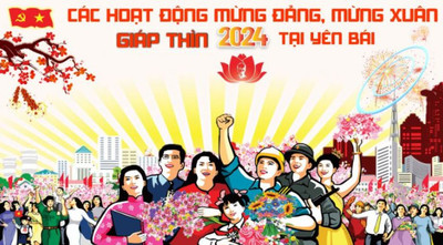 Các hoạt động mừng Đảng, mừng Xuân Giáp Thìn 2024 tại tỉnh Yên Bái.