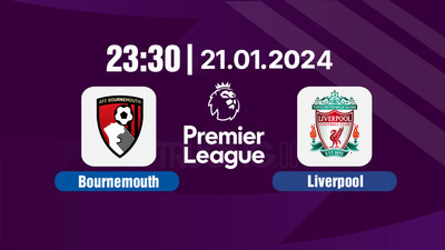 Link xem Trực tiếp bóng đá Bournemouth vs Liverpool 23h30 hôm nay 21/1/2024