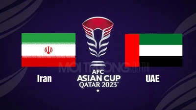 VTV5 Trực tiếp bóng đá Iran vs UAE, 22h00 hôm nay 23/1, Asian Cup
