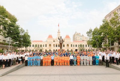 Ngành TN&MT TP.Hồ Chí Minh ra quân vệ sinh môi trường nhân dịp Tết Nguyên đán