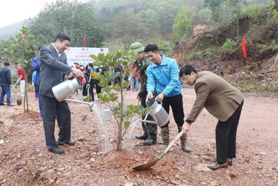 Bắc Giang: Tổ chức “Tết trồng cây” Xuân Giáp Thìn năm 2024