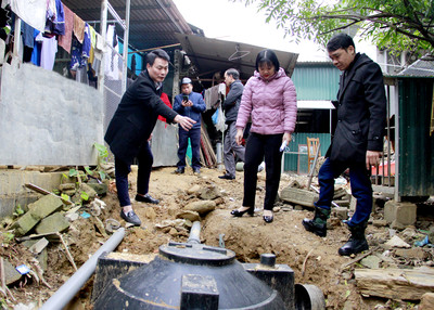 Hà Giang: Bàn giao công trình xử lý nước thải sinh hoạt quy mô hộ gia đình