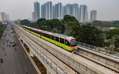 Sẽ vận hành thương mại đoạn trên cao tuyến đường sắt Nhổn - ga Hà Nội vào tháng 6/2024