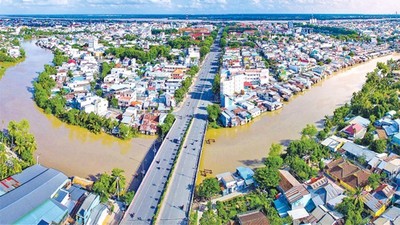 Tiền Giang: Đầu tư xây đường giao thông hai bên bờ sông Bảo Định