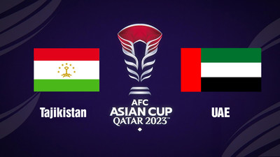 VTV2 Trực tiếp bóng đá Tajikistan vs UAE, 23h00 hôm nay 28/1, Asian Cup