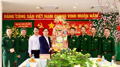 Chủ tịch UBND tỉnh Khánh Hoà thăm, chúc tết các đơn vị Bộ đội Biên phòng