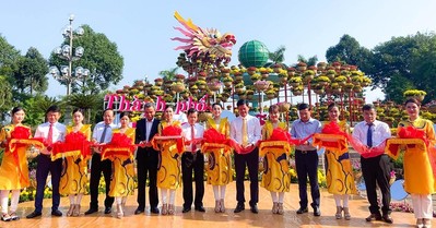TP.Quảng Ngãi tổ chức Lễ khai mạc trưng bày hoa Xuân Giáp Thìn 2024