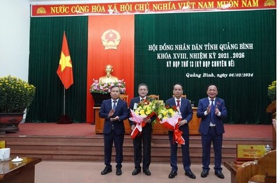 Ông Phan Phong Phú được bầu làm Phó Chủ tịch UBND tỉnh Quảng Bình
