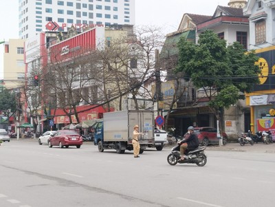 CSGT TP Hà Tĩnh đảm bảo an toàn giao thông mùa Tết