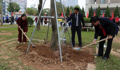 Quận Tây Hồ, Thanh Xuân, Hà Đông tổ chức phát động Tết trồng cây Xuân Giáp Thìn 2024