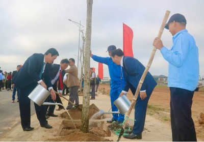 Đông Hà (Quảng Trị): Tích cực tham gia Tết trồng cây xuân Giáp Thìn 2024