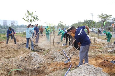 Đà Nẵng: Trồng 1.000 cây xanh tại Khu công nghiệp Hòa Khánh