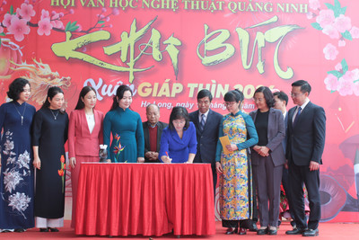 Tỉnh Quảng Ninh tổ chức lễ khai bút đầu xuân Giáp Thìn 2024