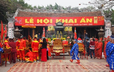 Từ ngày 20-25/2 sẽ diễn ra Lễ hội khai ấn đền Trần Nam Định 2024