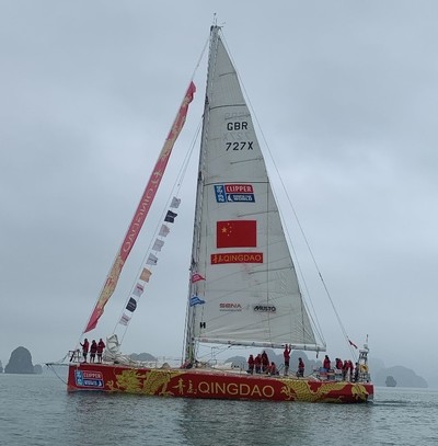 Các đội thi đầu tiên Giải đua thuyền buồm Clipper Race cập cảng Hạ Long