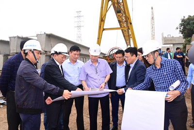 Hải Phòng: Phó Chủ tịch UBND thành phố kiểm tra tiến độ Dự án đầu tư xây dựng cầu Lại Xuân