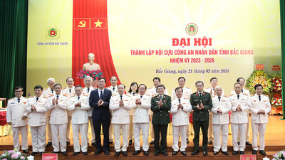Đại hội thành lập Hội Cựu Công an nhân dân tỉnh Bắc Giang nhiệm kỳ 2023-2028