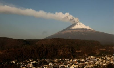 Cảnh báo núi lửa Popocatépetl ở Mexico tăng cường hoạt động