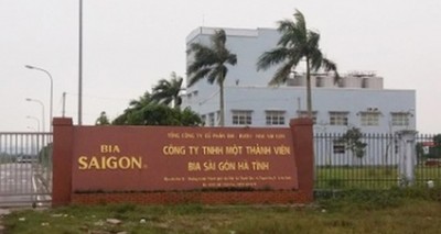 Nhà máy Bia Sài Gòn - Hà Tĩnh bị xử phạt vì vi phạm ô nhiễm về môi trường