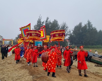 Công nhận Lễ hội cầu ngư Làng Cam Lâm là Di sản văn hóa phi vật thể quốc gia