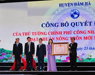 Đầm Hà - Quảng Ninh: Huyện đầu tiên toàn quốc đạt chuẩn nông thôn mới nâng cao