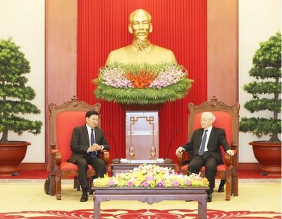Tăng cường hơn nữa quan hệ đoàn kết đặc biệt Việt Nam - Lào