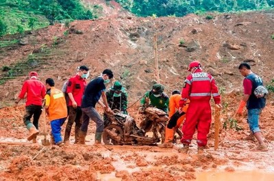 Indonesia: Lở đất tại Nam Sulawesi khiến ít nhất 4 người thiệt mạng