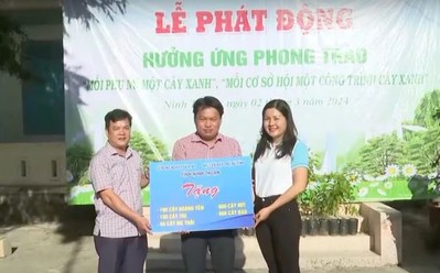Hội LHPN Ninh Thuận phát động phong trào mỗi phụ nữ một cây xanh