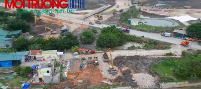 Quảng Yên: Tái diễn tình trạng ‘binh đoàn’ xe tải chở bùn đất thải dự án gây ô nhiễm, mất ATGT