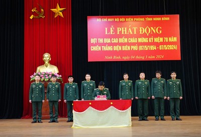 Ninh Bình: Phát động đợt thi đua cao điểm chào mừng kỷ niệm 70 năm chiến thắng Điện Biên Phủ