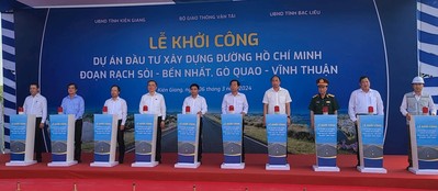 Khởi công dự án đường Hồ Chí Minh qua miền Tây hơn 3.900 tỷ đồng